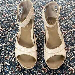 OTBT Cream Platform Sandals